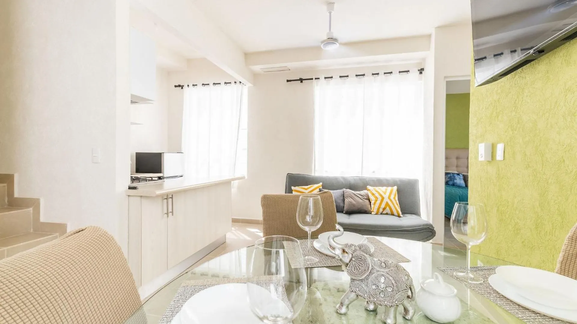 公寓 Espacio Yuca Con Rooftop Privado, Alberca, Parking, Tren Maya Cercano 普拉亚卡门 墨西哥